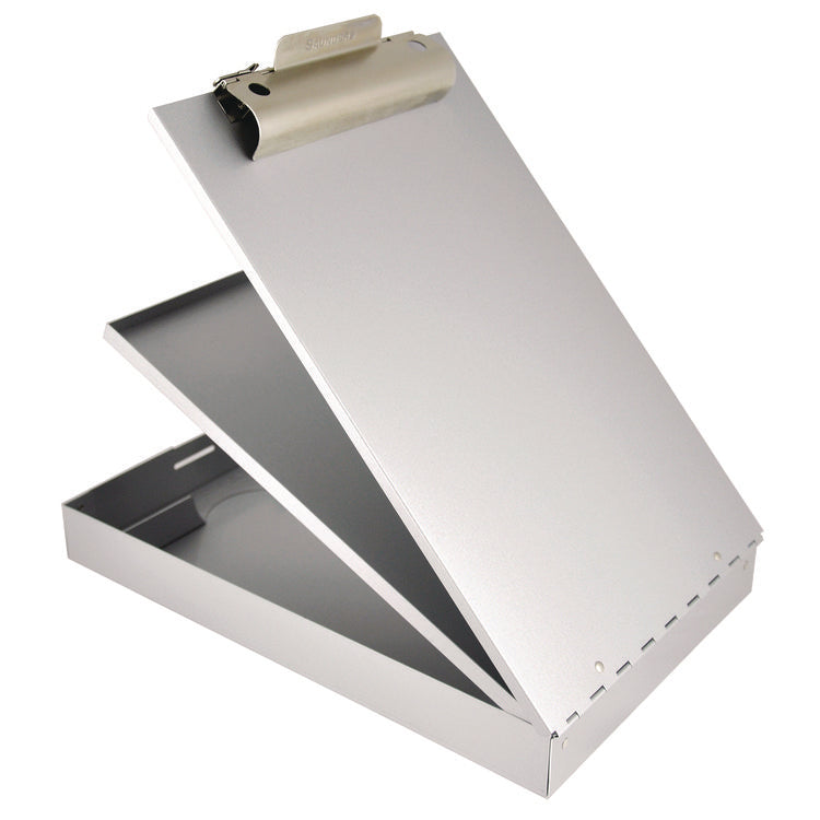 Cruiser Mate Aluminum Storage Clipboard, 1.5" Clip Capacity, Holds 8.5 x 11 Sheets, Silver