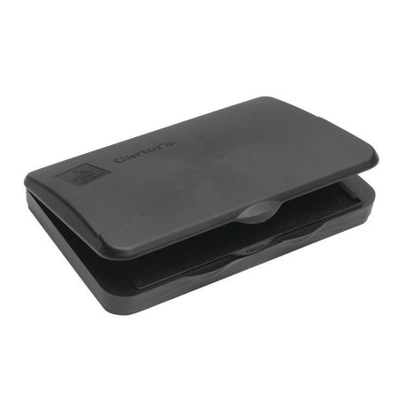 Pre-Inked Felt Stamp Pad, 4.2"5x 2.75", Black