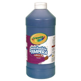 Artista II Washable Tempera Paint, Blue, 32 oz Bottle