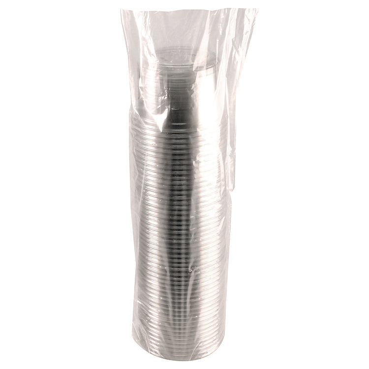 Recycleware Round Deli Container, 16 oz, 4.6  Diameter x 3  h, Clear, Plastic, 500/Carton