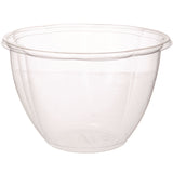 Salad Bowls, 48 oz, 6.69  Diameter x 4.38 h, Clear, Plastic, 300/Carton