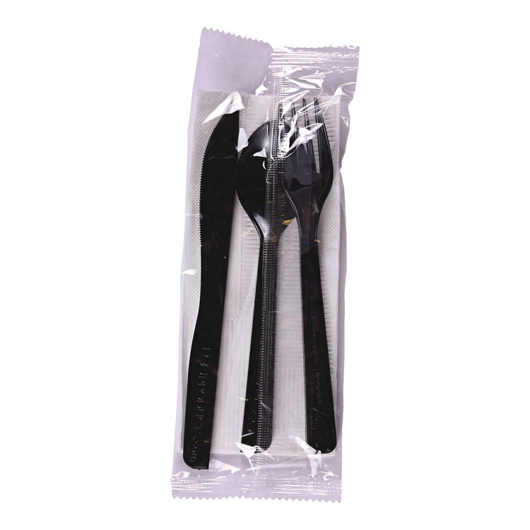 100% Recycled Content Cutlery Kit - 6", 250/Carton