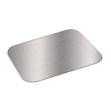 Foil Laminated Board Lids, Fits 2061, 2062, 5.88 x 8.44, Aluminum, 500/Carton