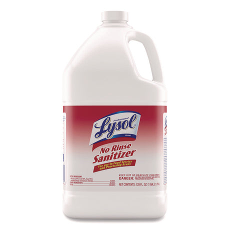 No Rinse Sanitizer Concentrate, 1 gal Bottle, 4/Carton