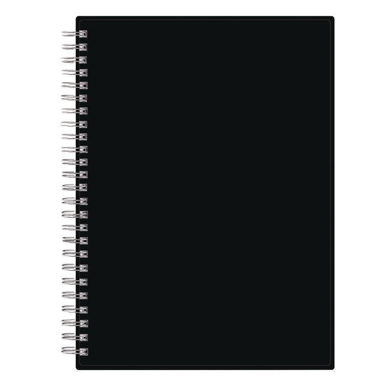 Enterprise Weekly/Monthly Notes Planner, 8.63  x 5.88 , Black Cover, 12-Month (Jan to Dec): 2025