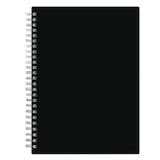 Enterprise Weekly/Monthly Notes Planner, 8.63  x 5.88 , Black Cover, 12-Month (Jan to Dec): 2025