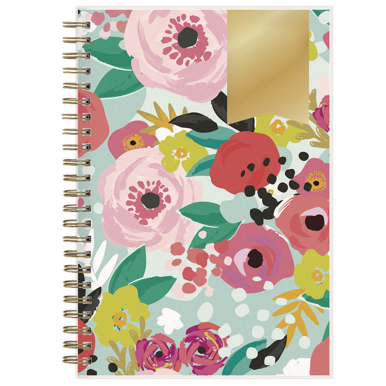 Day Designer  Secret Garden Mint  Academic Year Weekly/Monthly Notes Planner, 8 x 5, 12-Month (July to June): 2024-2025