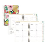 Day Designer  Secret Garden Mint  Academic Year Weekly/Monthly Notes Planner, 8 x 5, 12-Month (July to June): 2024-2025