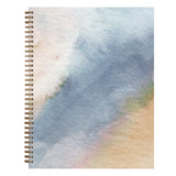 One Tree Planted Andreo Weekly/Monthly Planner, Abstract Artwork, 11  x 8.5 , Blue/Sand/Green Cover, 12-Month (Jan-Dec): 2025