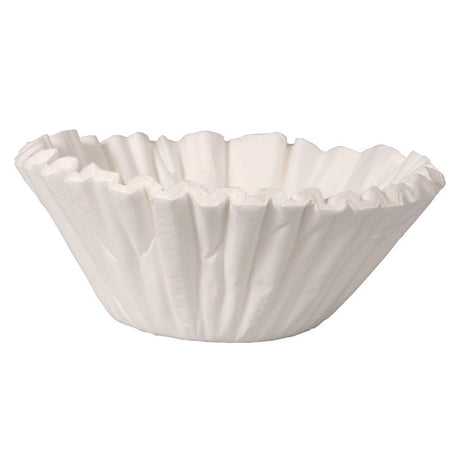 Commercial Coffee Filters, 6 gal Urn Style, Flat Bottom, 25/Cluster, 10 Clusters/Pack