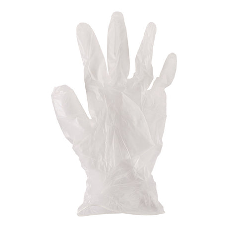 Exam Vinyl Gloves, Clear, Small, 3 3/5 mil, 100/Box, 10 Boxes/Carton