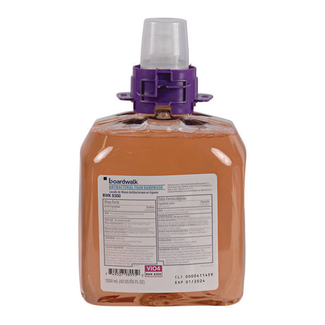 Foam Antibacterial Handwash, Fresh Fruit, 1,250 mL Refill, 4/Carton