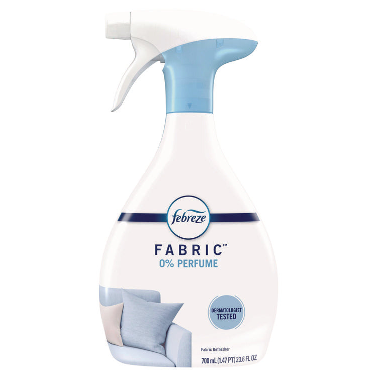 FABRIC Refresher/Odor Eliminator, Unscented, 23.6 oz Spray Bottle, 4/Carton