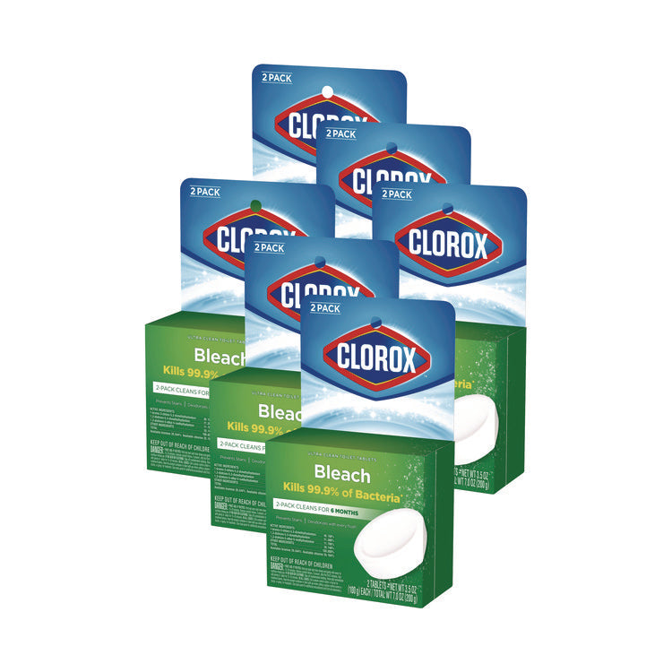 Automatic Toilet Bowl Cleaner, 3.5 oz Tablet, 2/Pack, 6 Packs/Carton