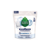 Natural Laundry Detergent Packs, Powder, Unscented, 45 Packets/Pack, 8/Carton