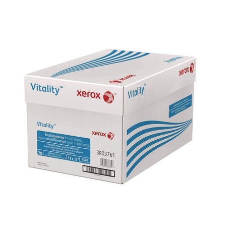 Vitality Multipurpose Print Paper, 92 Bright, 20 lb Bond Weight, 11 x 17, White, 500/Ream