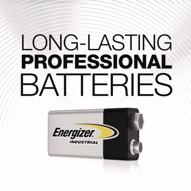 Industrial Alkaline 9V Batteries, 12/Box