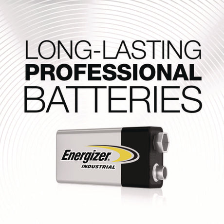 Industrial Alkaline 9V Batteries, 12/Box