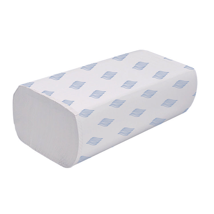 Multifold Towels, 1-Ply, 9.25 x 9.05, White, 250/Pack, 16 Packs/Carton