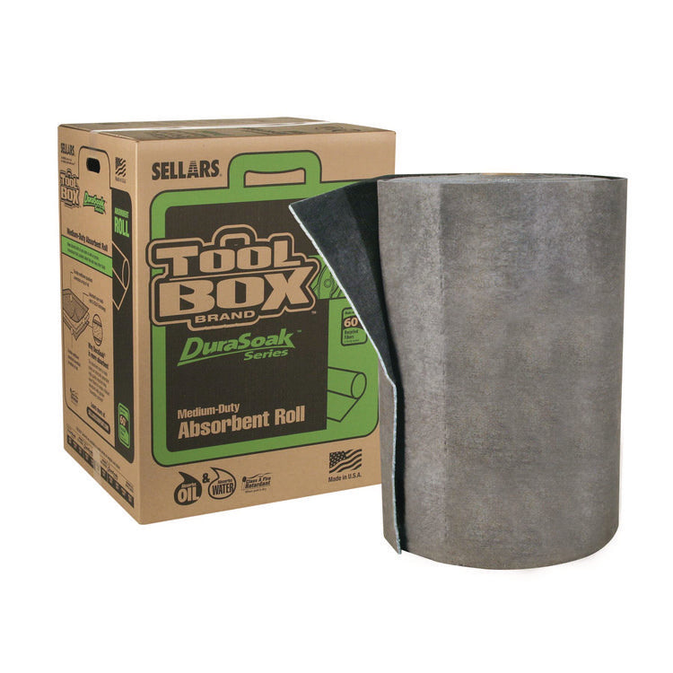 DuraSoak Universal Sorbents Medium Duty Roll Pad, 40 gal, 28.5  x 125 ft