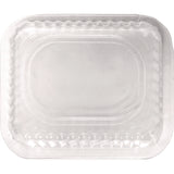 Plastic Dome Lids, Fits 1 lb Oblong Pan, Clear, 1,000/Carton