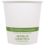 Paper Hot Cups, 10 oz, White, 1,000/Carton