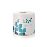 Bath Tissue, 2-Ply, White, 500 Sheets/Roll, 80 Rolls/Carton