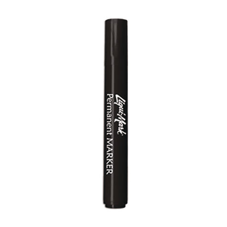 Permanent Marker, Chisel Tip, Black, Dozen