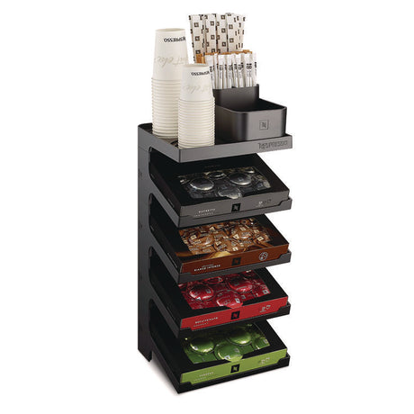 Professional Capsule Dispenser, 8.5 x 8.27 x 19.49, Black