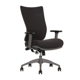 Revive Shiatsu Ergonomic Mesh Swivel Massage Chair, Supports Up to 275 lbs, 19.75  to 22.75  Seat Height, Black Seat/Back