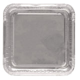 8  Square Cake Pan, 7.88 x 7.88 x 1.31, Silver, Aluminum, 500/Carton