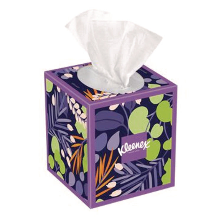 Ultra Soft Facial Tissue, 3-Ply, White, 60 Sheets/Box, 18 Boxes/Carton