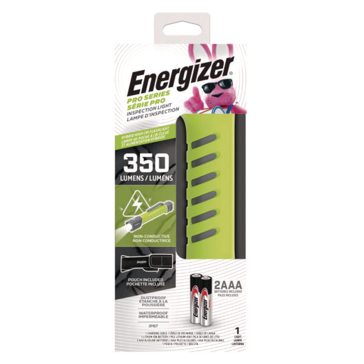 Pro Series Inspection Light, Rechargeable Lithium Ion/2 AAA Batteries (Included), Gray/Green