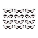 V30 Nemesi Foam Safety Glasses, Black Nylon Frame, Clear Polycarbonate Lens, 12/Carton