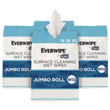 Surface Cleaning Wet Wipe, 1-Ply, 6 x 6, Lemon, White, 900 Sheets, 4/Carton