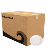 Hi-Impact Plastic Dinnerware, Plate, 6  dia, White, 1,000/Carton