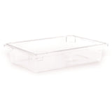 StorPlus Polycarbonate Food Storage Container, 8.5 gal, 18  x 26  x 6 , Clear Plastic