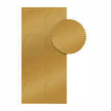 Seals, 1.75  Diameter, Gold Foil, 50/Pack