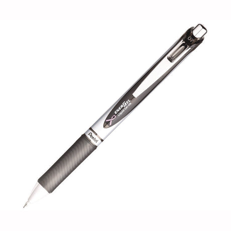 EnerGel RTX Deluxe Gel Pen, Retractable, Medium 0.7 mm, Black Ink, Black Barrel, 3/Pack