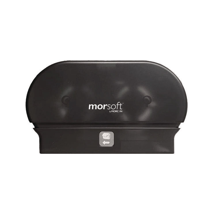 Morsoft Small Core Tissue Dispenser, 11.86 x 5.48 x 7.32, Black Translucent