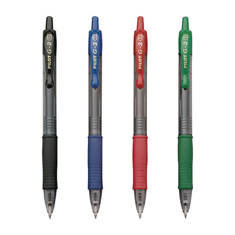 G2 Premium Gel Pen, Retractable, Bold 1 mm, Assorted Ink and Barrel Colors, 4/Pack