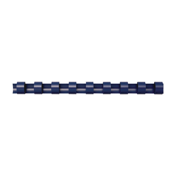 Plastic Comb Bindings, 3/4  Diameter, 150 Sheet Capacity, Navy, 100/Pack