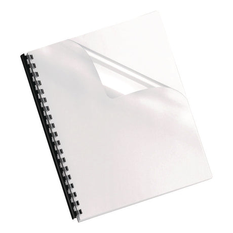 Crystals Transparent Presentation Covers for Binding Systems, Unpunched, Clear, with Square Corners, 11 x 8.5, 25/Pack