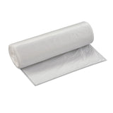 High-Density Commercial Can Liner Value Pack, 33 gal, 14 mic, 33  x 39 , Clear, Interleaved Roll, 25 Bags/Roll, 10 Rolls/CT
