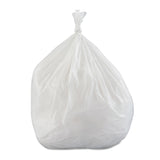 Low-Density Commercial Can Liners, 30 gal, 0.7 mil, 30  x 36 , White, Interleaved Roll, 25 Bags/Roll, 8 Rolls/Carton
