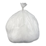 Low-Density Commercial Can Liners, 30 gal, 0.58 mil, 30  x 36 , Clear, Interleaved Roll, 25 Bags/Roll, 10 Rolls/Carton