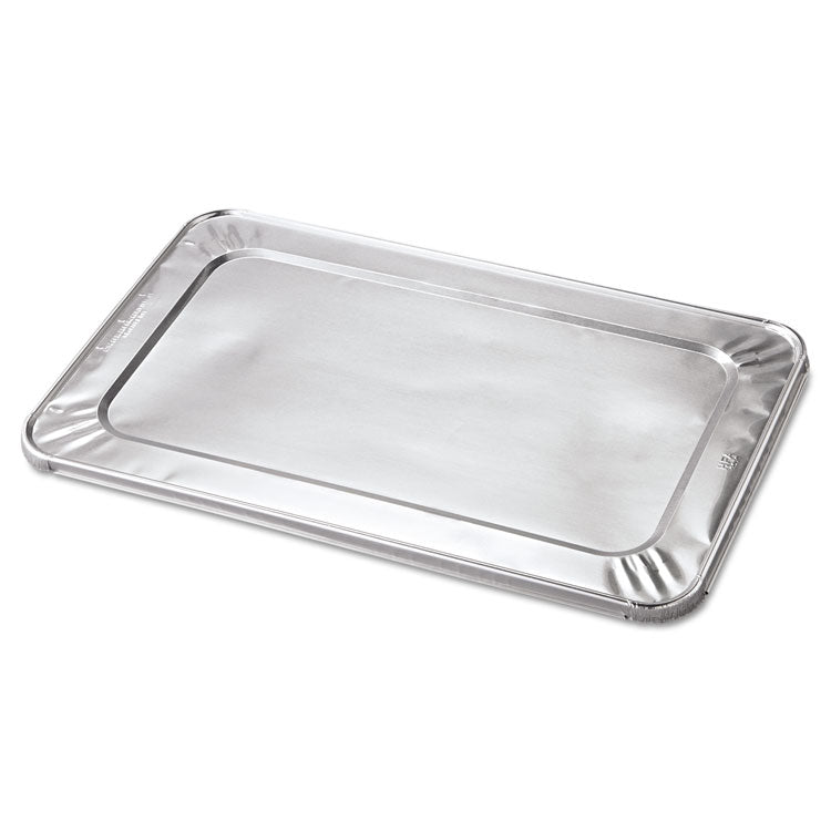 Steam Pan Foil Lids, Fits Full-Size Pan, 45 Gauge, 12 x 20.81, 50/Carton