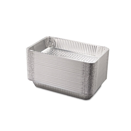 Aluminum Steam Table Pans, Full-Size Deep, 65 Gauge, 3.19  Deep, 12.19 x 20.75, 50/Carton