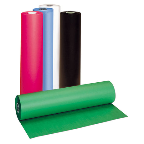 Decorol Flame Retardant Art Rolls, 40 lb Cover Weight, 36" x 1000 ft, Black