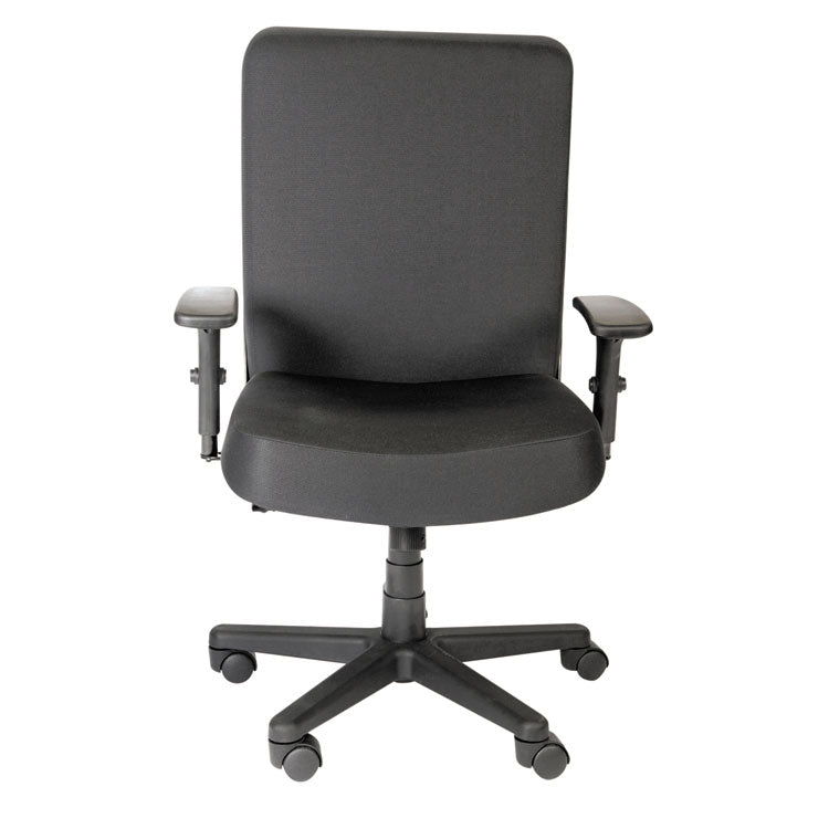 Alera XL Series Big/Tall High-Back Task Chair, Supports Up to 500 lb, 17.5" to 21" Seat Height, Black